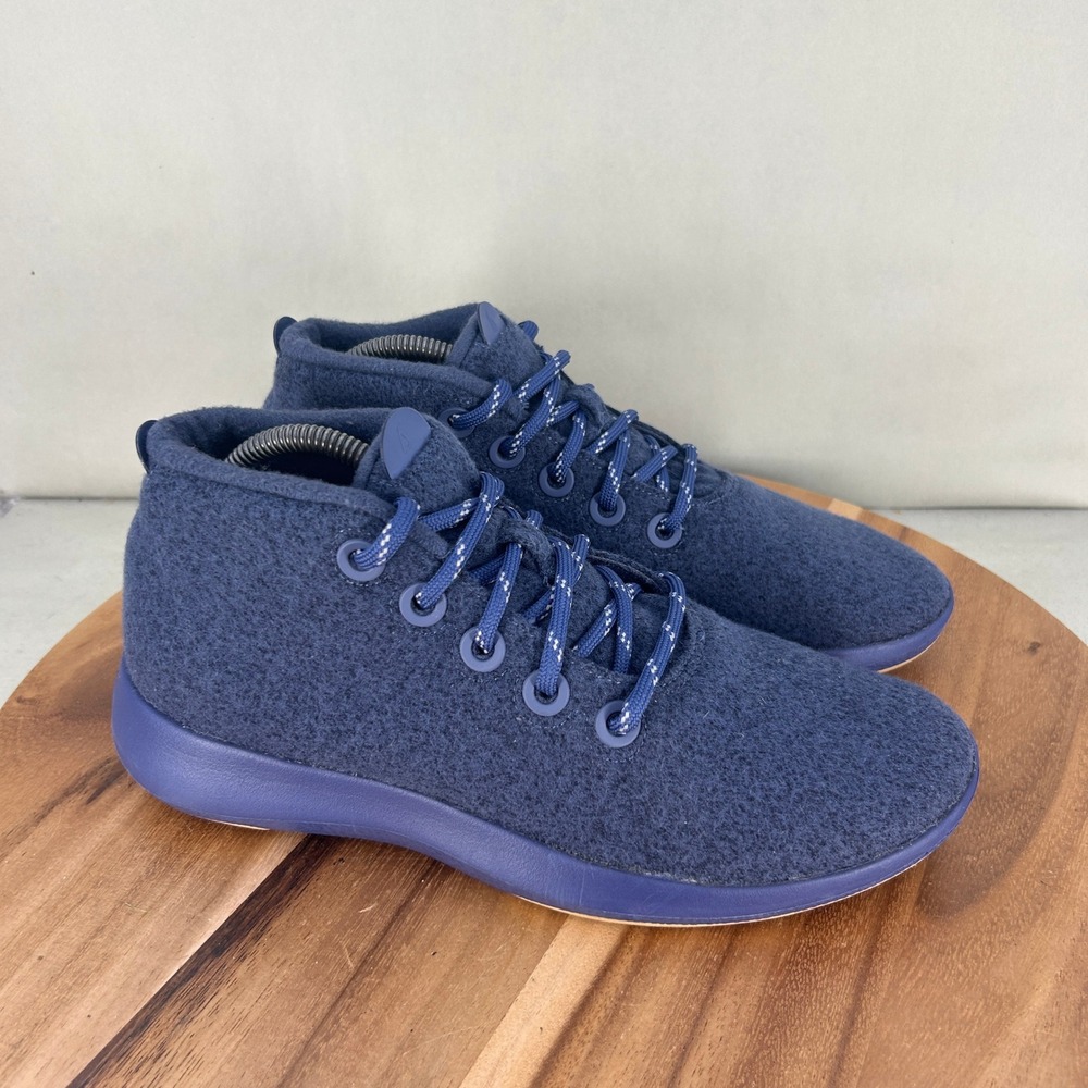 Allbirds Womens Wool Runner Up Mizzle Blue Night Navy Sneakers WRUM W11 Size 11